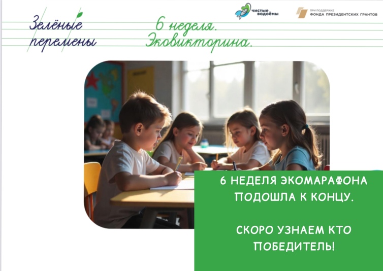 Итоги Экомарафона. Первая волна